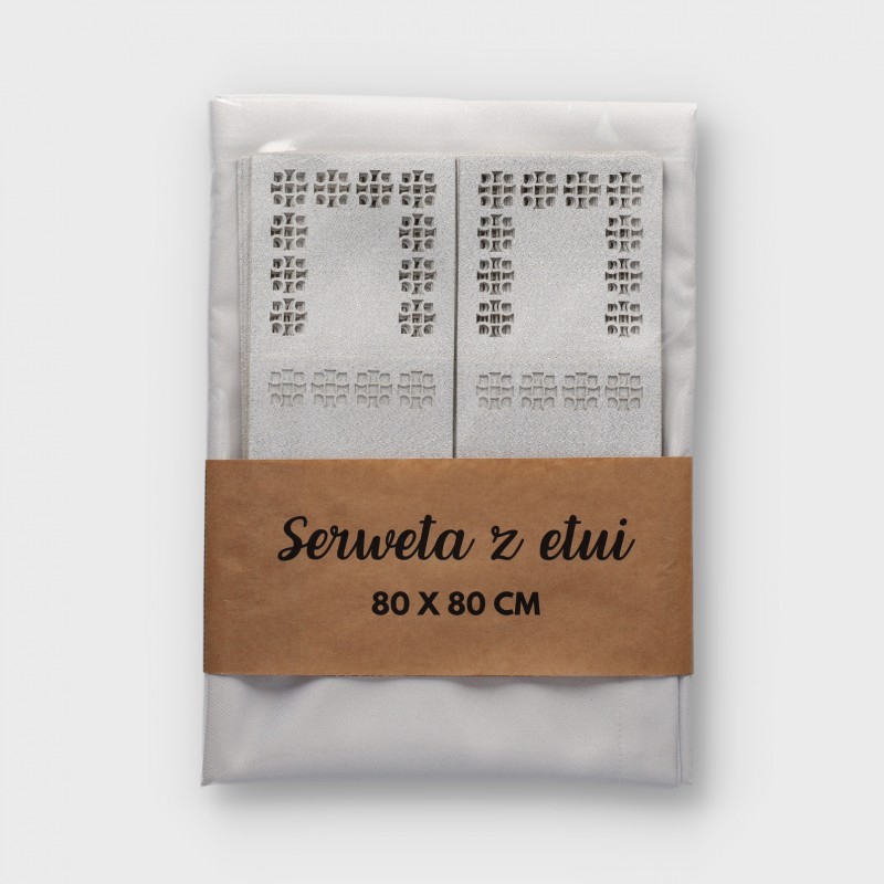 Serweta z etui 80 X 80 CM